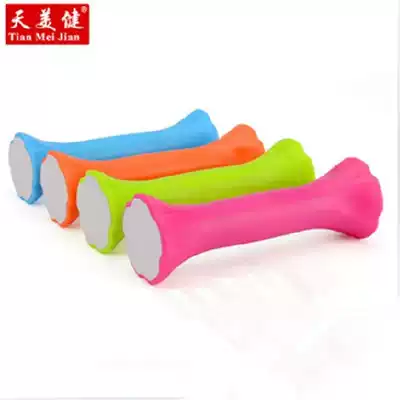 Ms Zheng dumbbell jumping dumbbell plastic arm thin arm fitness equipment Weight loss slimming girls dumbbells