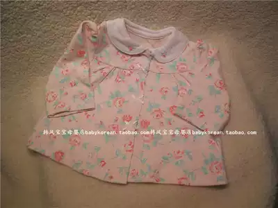US littleme premature newborn baby female baby spring and autumn thin lapel cardigan export