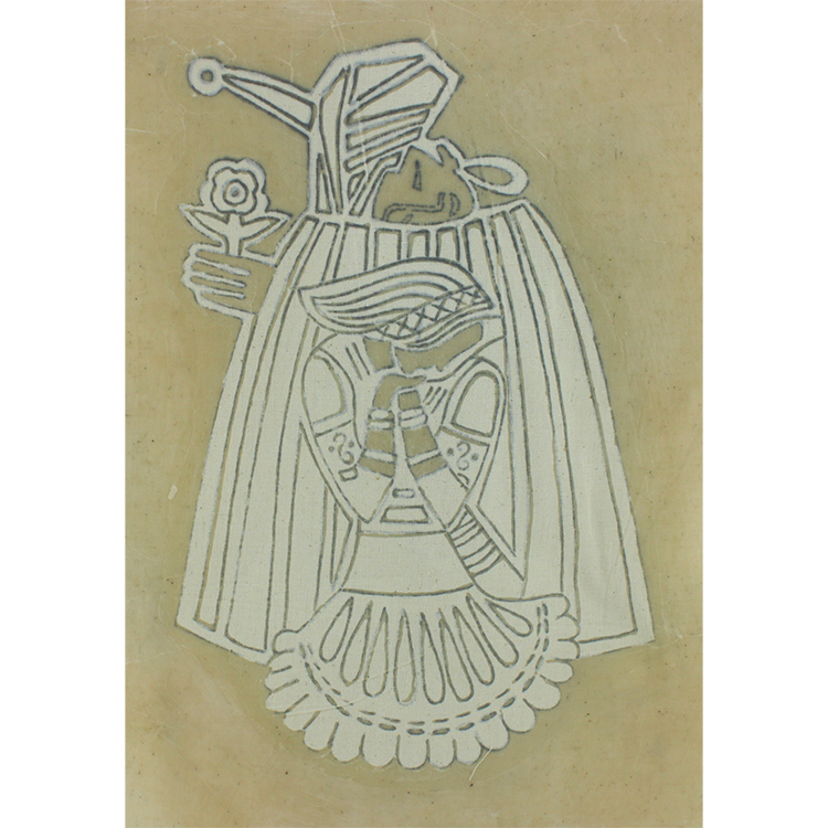 Handmade Batik Miao Gocouro Wedding Plot Semi-finished Products Already Waxed Unsoaked Primary for study reference only