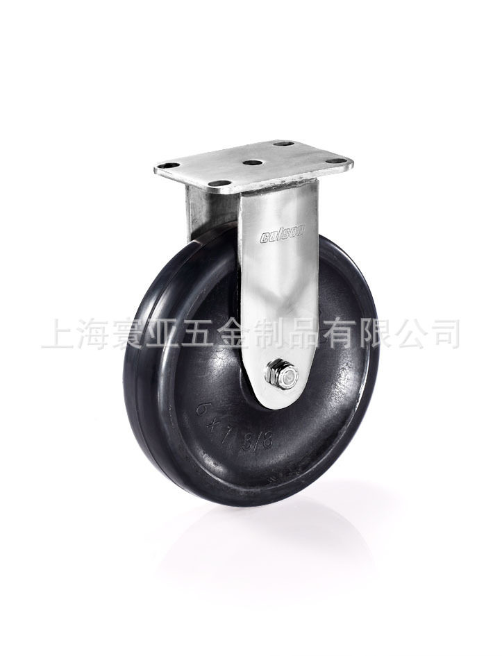 Stainless steel wheel Keshun caster colson stainless steel caster rubber-packed nylon universal wheel 6 inch directional