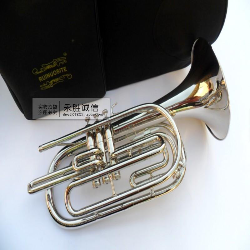 Renost lowers B-tone traveling trombone bass oversized horn with pistons