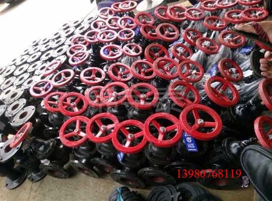 DN100 cast iron flange gate valve*Dark bar valve*Low voltage valve*Chengdu gate valve Z44T-10