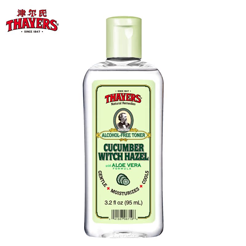 thayers美国进口金缕梅黄瓜爽肤水95ml 保湿补水嫩白 柔肤青瓜水