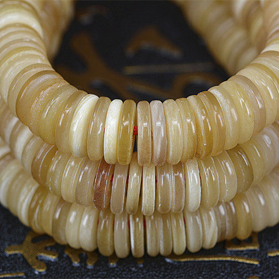 Natural White Goat Corner Septer Abrasion Resistant Spacer Goat Corner Sepal Beads Diy 100 Hitch Moon Bodhi Pearl Accessories Material