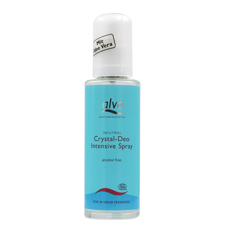 正品德国 ALVA艾乐薇天然强效止汗水晶香体喷雾75ml