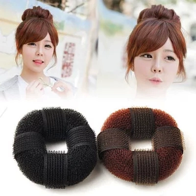 Элегантная повязка на голову, заколка для волос, пончик, аксессуар для волос, японские и корейские