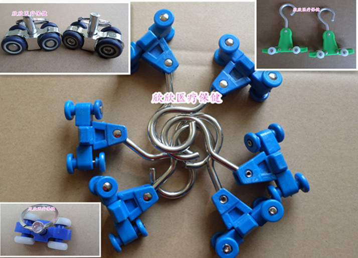 输液架专用滑轮医院吊瓶架吊杆轨道滑车医院天轨跑轮病房滑道吊轮