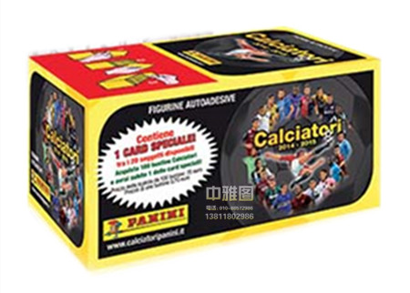 Full box package Optional Serie A official collection sticker 2014-15 Panini Panini