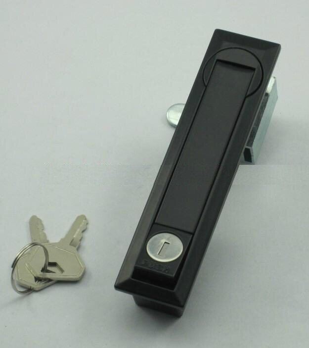 High-end high-quality black zinc alloy lock MS731-2 chassis cabinet door lock