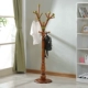 Cây may mắn giá treo đồ may mắn cây gỗ rắn sáng tạo đơn giản hiện đại nhà phòng ngủ sàn chi nhánh móc áo - Kệ kệ treo tường Kệ