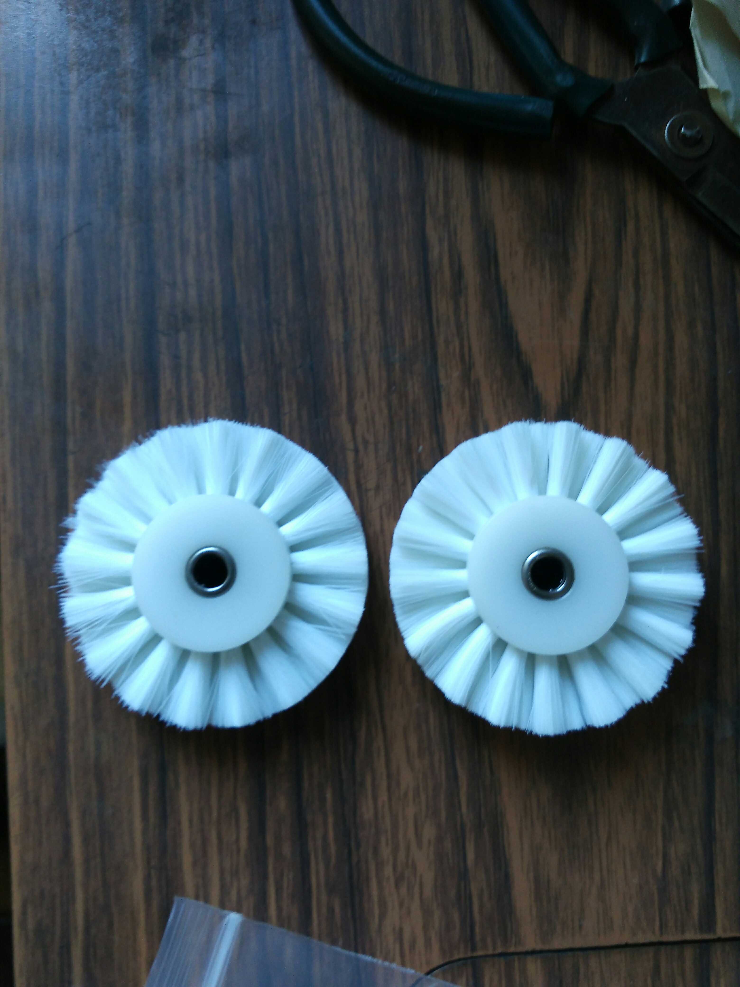 Self-Produced Self-Pin Hair Brush Wheel High Treasure 105 Hairbrush Wheel High Treasure Machine Soft Hairbrush Wheel Outer Diameter 60 Thickness 16 Bearing Hole 6