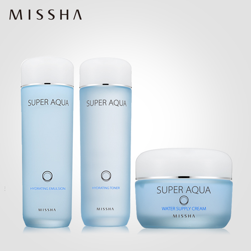 Missha 谜尚水清颜保湿3件套 补水保湿 水油平衡