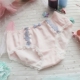 Đồ lót cotton mùa hè nữ thấp eo dễ thương ren nơ cotton Nhật Bản quần short nữ mềm mại quần lót nguyệt san Giống cái
