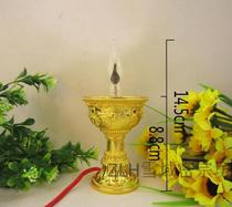 Tibetan gilt small tall butter lamp electric candle holder electric candle electric butter lamp Buddha lamp special price
