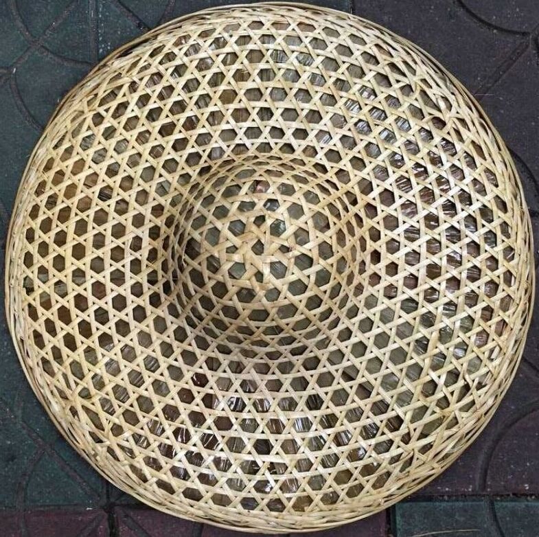 Increase flat-top deep-sea bamboo shade hat hat dance Red Army hat fishing rain sun hat