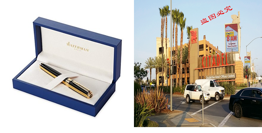 Waterman Exception Fountain Pen Fine Nib Night and Day Go