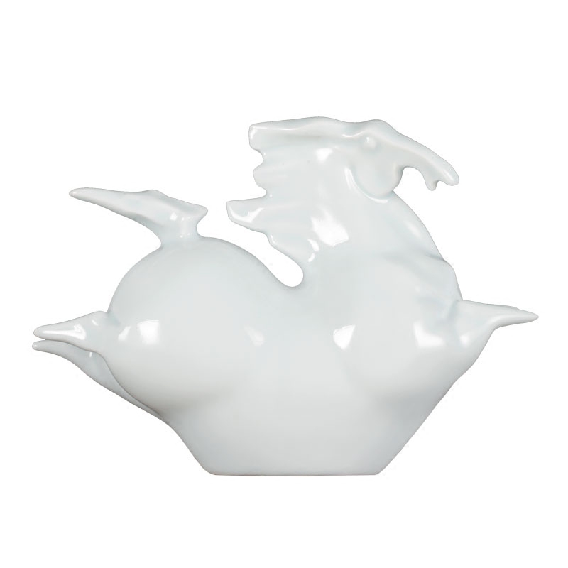 Jingdezhen ceramic horse furnishing articles celadon porcelain home sitting room ark adornment handicraft creative desktop furnishing articles