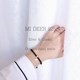 Cặp đôi mã não đen tự nhiên 925 sterling bạc sao tròn hạt rất mịn đôi điều chỉnh tay dây đeo tay nam nữ vòng băng ngọc thủy tảo neja Vòng đeo tay Clasp