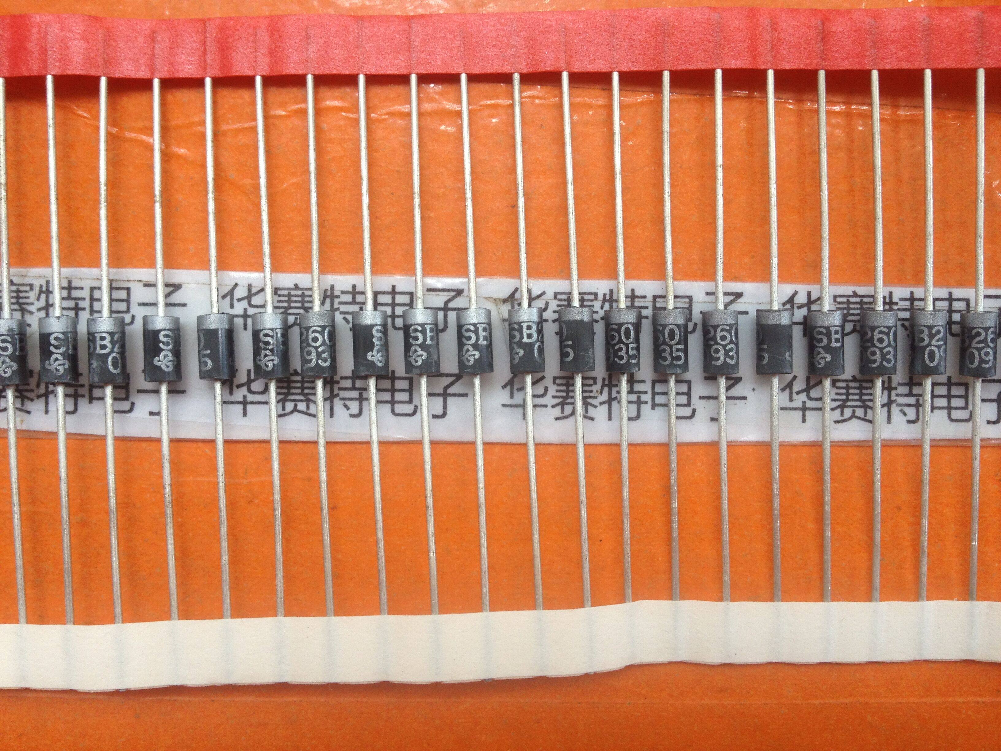 Original loaded import SB260-E3 54 SB260 SB260 DO-15 VISHAY Schottky diode 2A 60V