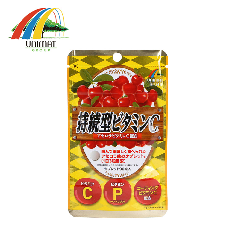 日本发unimat天然维生素C片 针叶樱桃 VC片 90粒