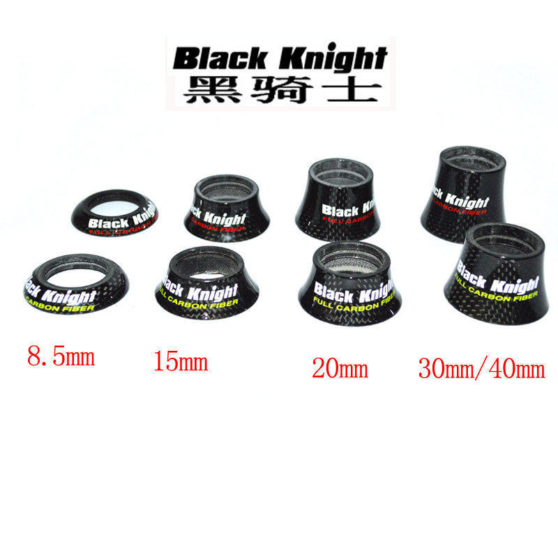 Black Knight all carbon fiber bowl cover mountain road car 28 60mm front forklift head conical gasket