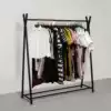 Bedroom hanger Floor-to-ceiling single-pole indoor simple drying rack Balcony household clothes rack Cool drying rack