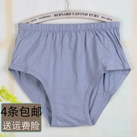 Quần lót trung niên và cũ nam cotton cũ tam giác quần đáy quần cotton kích thước lớn quần lỏng nam cao quần eo cao quan sip goi cam