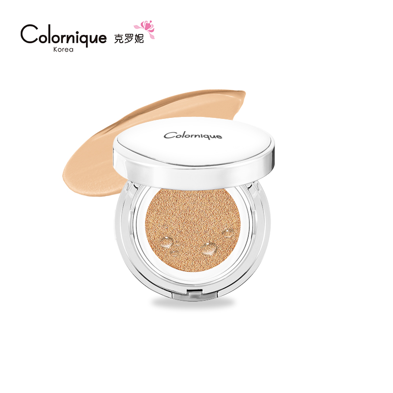 colornique专柜正品韩国克罗妮 光感气垫CC  美白保湿裸妆遮瑕