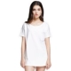 Bộ đồ ngủ màu trắng tinh khiết gợi cảm cực kỳ quyến rũ cotton nữ hot dành cho người lớn gợi cảm đồ lót mùa xuân và mùa thu áo phông