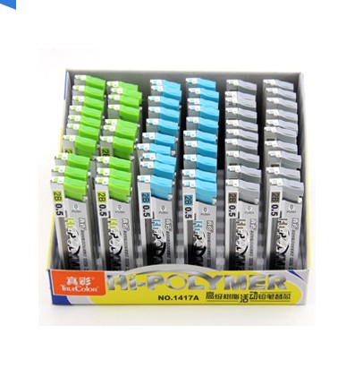 Mechanical pencil core movable lead core resin lead core 05 07mm2BHB true color 1417A cute creative