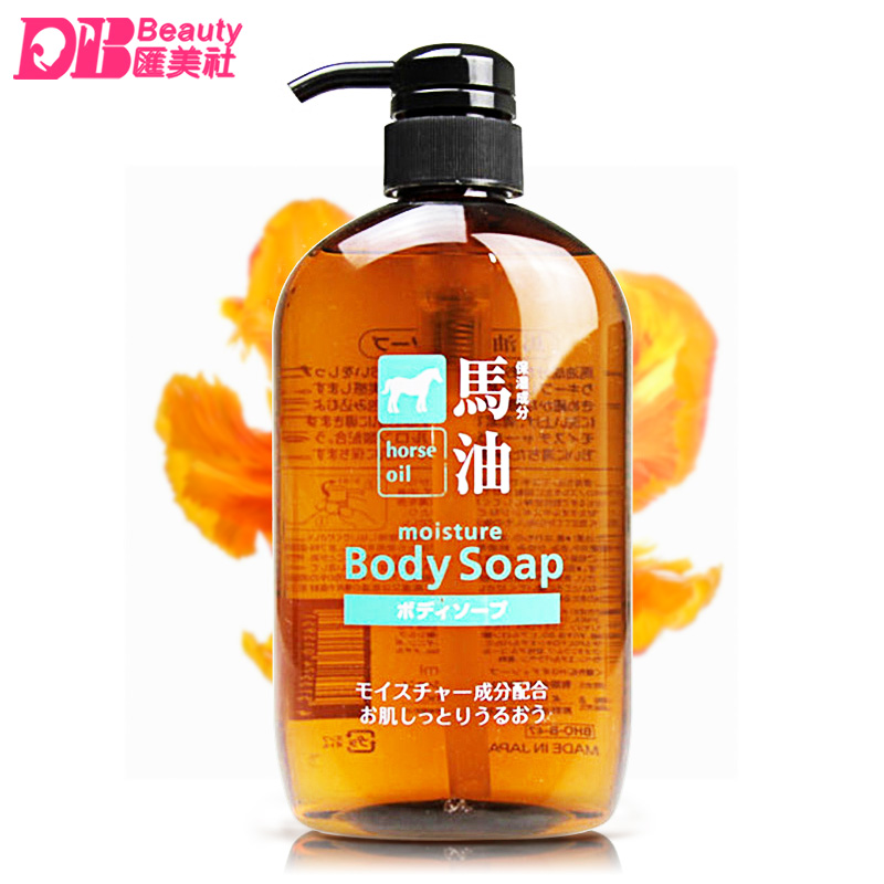 日本 熊野油脂无硅滋润保湿深入渗透弱酸性天然沐浴露600ml