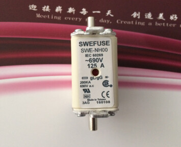 Import fuse SWEFUSE NH00 125A 690V fuse in place of SIBA 2020913