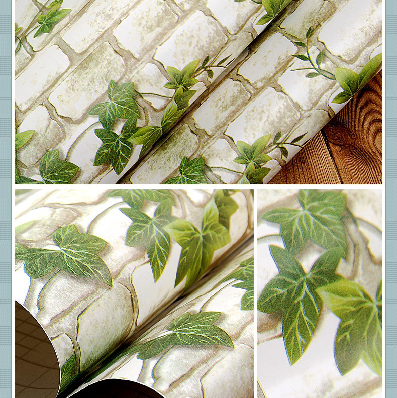 Discounted self-adhesive wallpaper fashion simple dormitory bedroom wallpaper furniture refurbishment stickers oil-proof waterproof decoration wall-climbing tiger