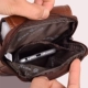 Túi da nam điện thoại di động đeo đai phần dọc 6,6 inch 6,8 inch 7 inch Túi da điện thoại di động túi chéo nhỏ