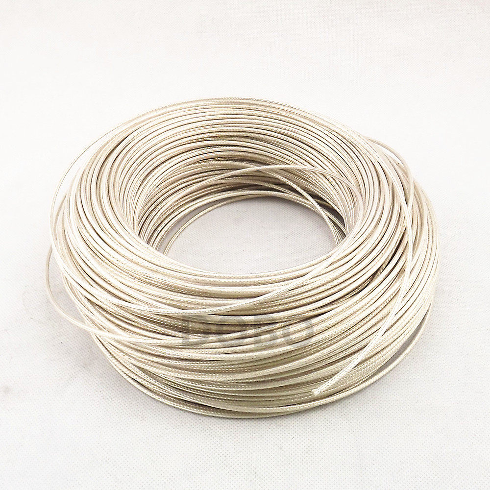 探头线特氟龙屏蔽RG-316 50-1.5 耐高温同轴屏蔽线 通讯电缆