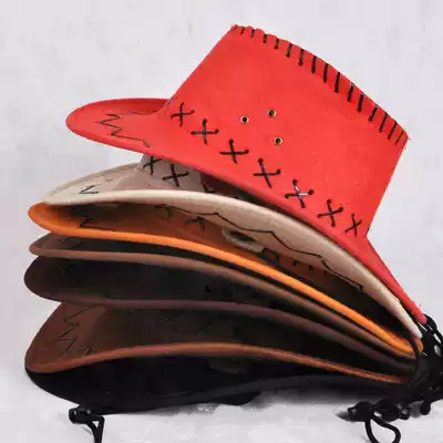 Special children western cowboy hat parent-child dance hat men and women tide sun hat American style fashion Tibetan hat