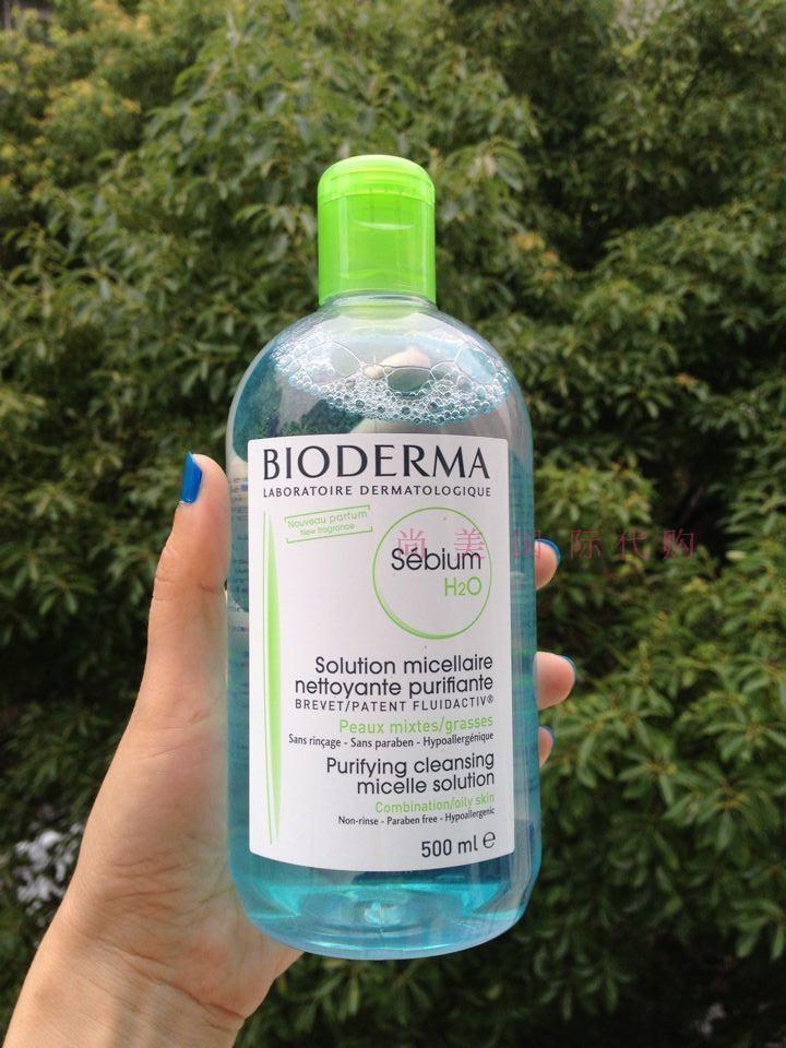 Bioderma/贝德玛卸妆水 舒妍洁肤液蓝水500ml 眼唇卸妆液油
