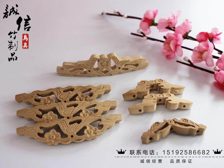 Painting Brow cage engraved door legs (handmade engraved leg flower bamboo engraving willing cage accessories)