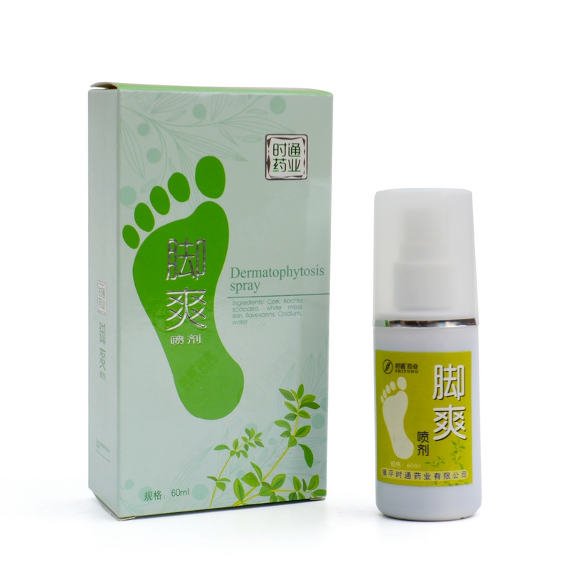 【限时打折】时通 脚爽喷剂 60ml 喷剂正品 脚部问题外用