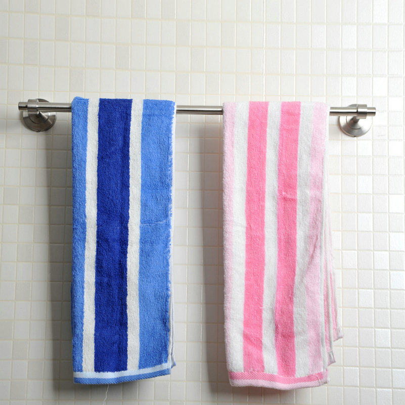 Germany Hongying single pole towel rack Towel hang 304 stainless steel towel rack Bathroom powder room towel bar