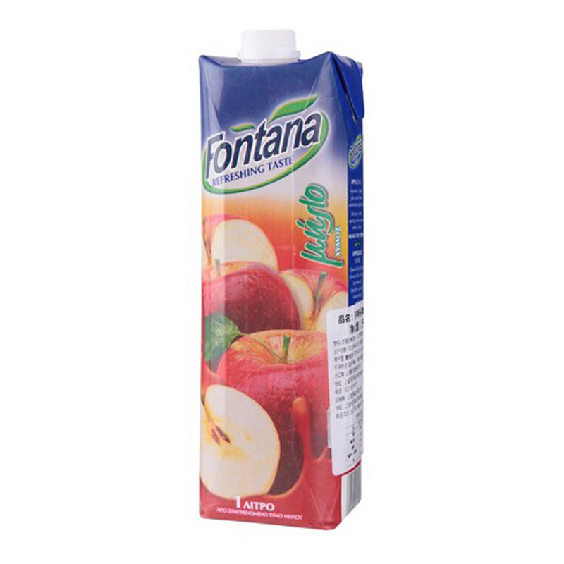【天猫超市】塞浦路斯进口果汁 芬特乐牌 苹果汁1000ml /瓶