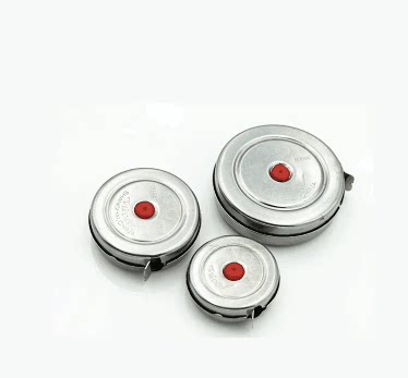 Three circles classic stainless steel shell steel tape measure measuring tape 1 meter 2 3 5M all steel tape measure
