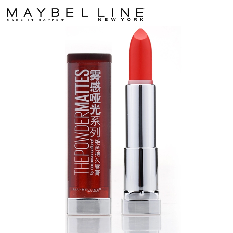 Maybelline/美宝莲绝色持久唇膏雾感哑光系列 新色号持久保湿滋润