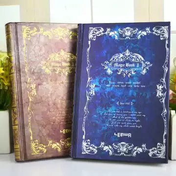 Lian Hua vintage Grimoire color page hard copy Notebook diary Large blank sketch doodle book