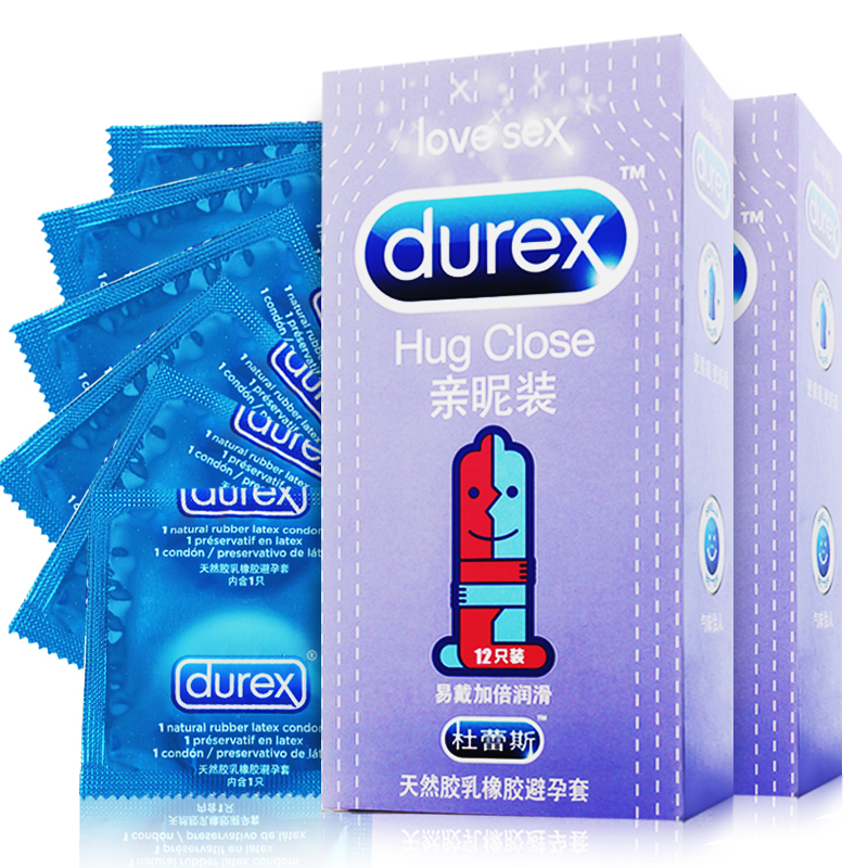 杜蕾斯 亲昵安全套 超薄避孕套24只 男女用成人情趣房事性用品