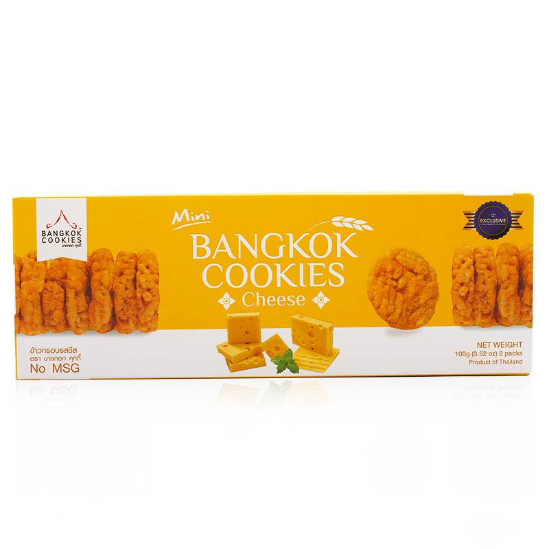 BANGKOK COOKIES曼谷小厨奶酪味米饼 进口特色零食