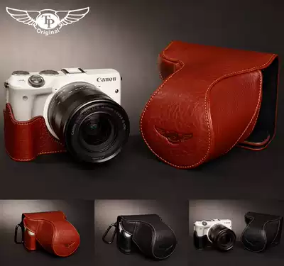 Taiwan TP leather Canon EOS M6 camera bag EOS M3 M10 M2 M leather case handmade cowhide protective cover