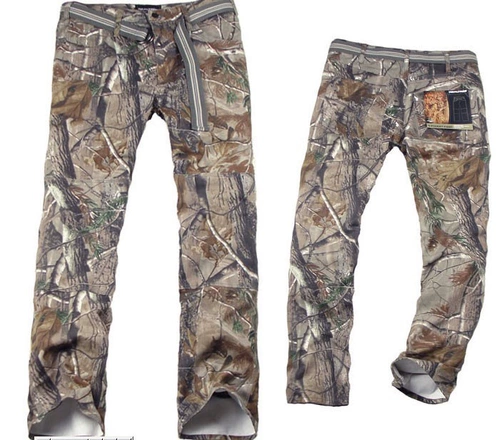 Камуфляжные джинсовые износостойкие штаны