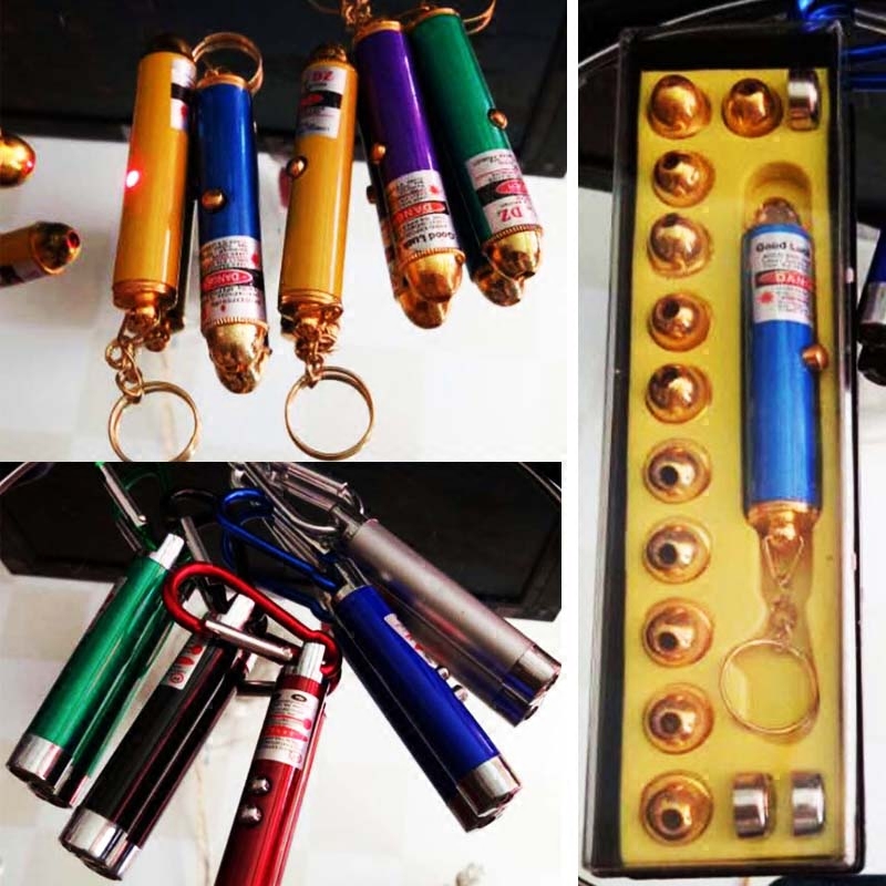 High-definition pattern lamp three-in-one banknote-checking lamp red dot laser light infrared lamp teasing cat light with nostalgic toy light