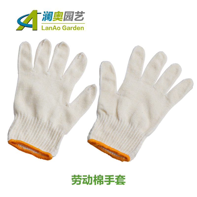 Garden gardening with labour-protection gloves lengthened thickened cotton yarn gloves abrasion protection gloves cotton thread Industrial gloves